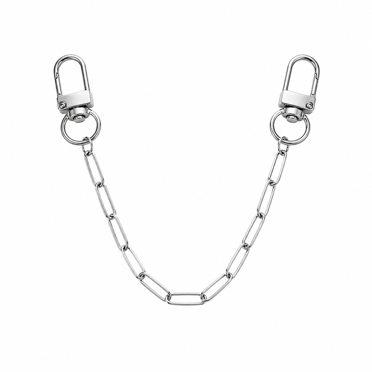 Kindle Necklace Charm Chain Paperclip Chain| Charm Display for Kindle & E-Readers | Gold or Silver