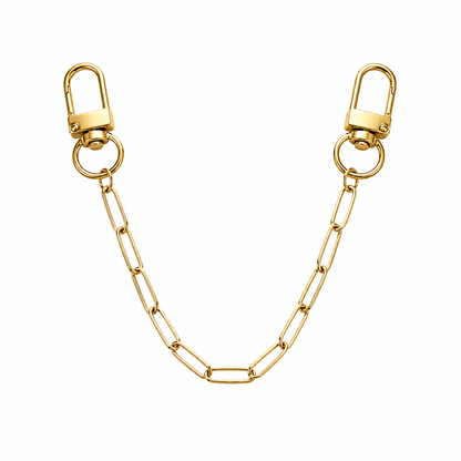 Kindle Necklace Charm Chain Paperclip Chain| Charm Display for Kindle & E-Readers | Gold or Silver