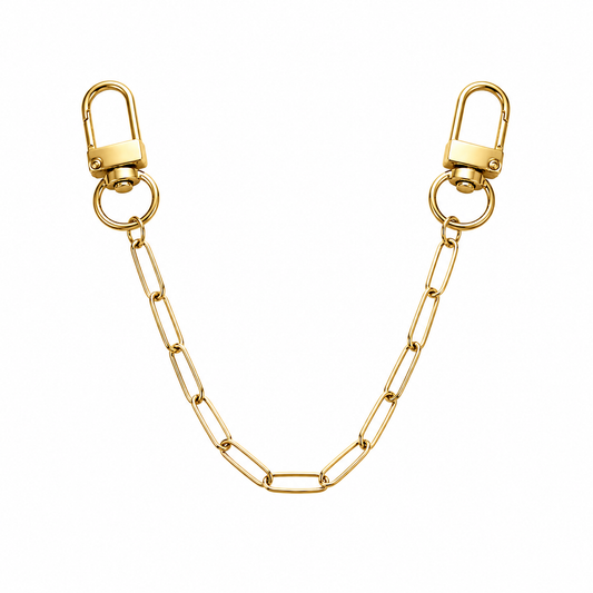 Kindle Necklace Charm Chain Paperclip Chain| Charm Display for Kindle & E-Readers | Gold or Silver
