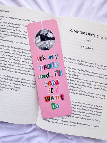 I'll Read If I Want To Bookmark