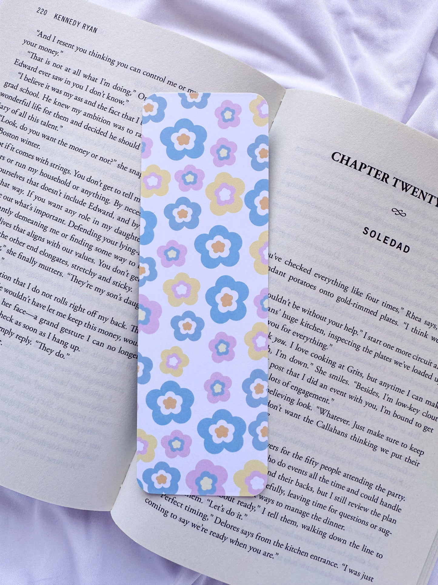 Retro Floral Bookmarks