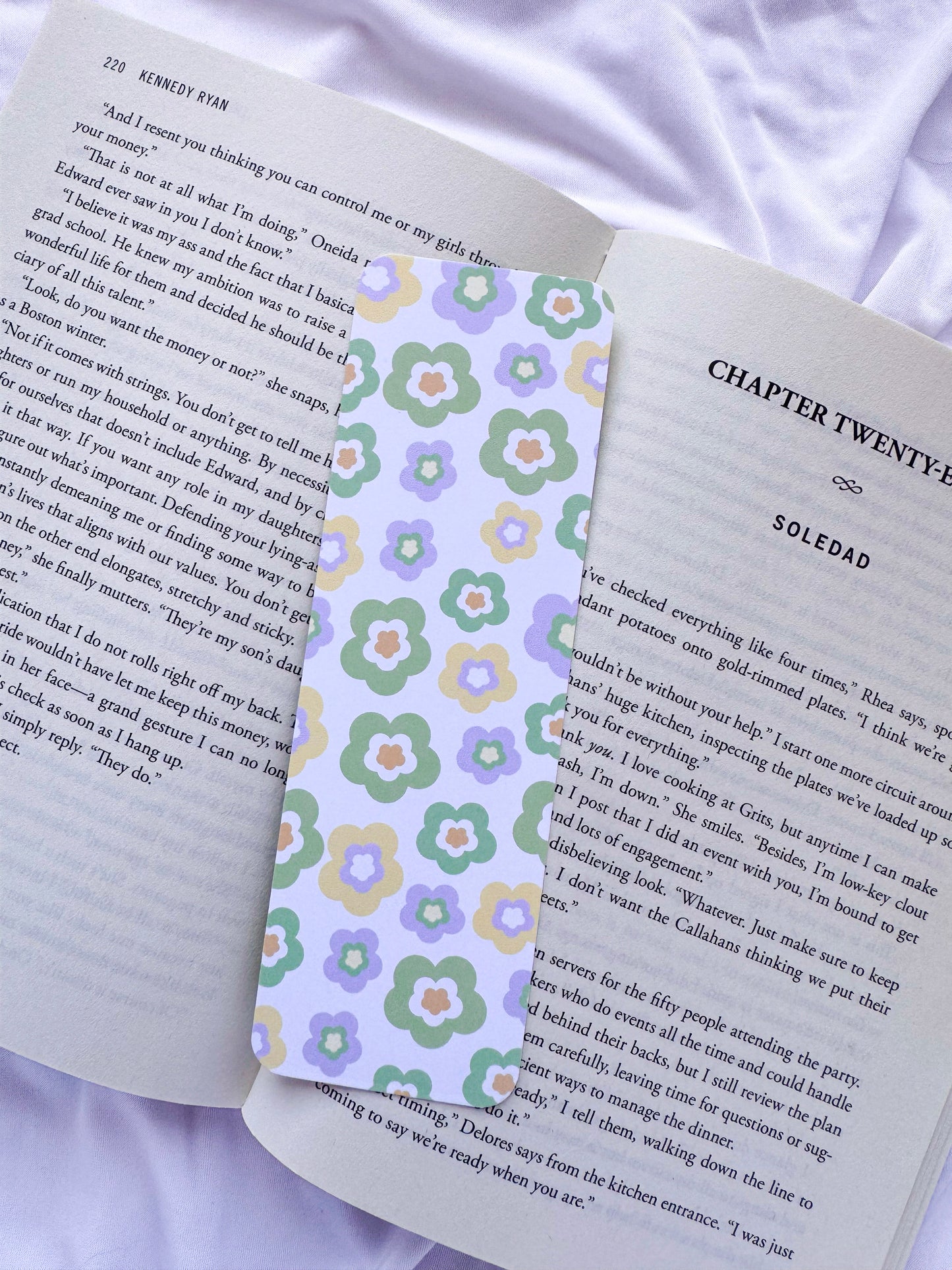 Retro Floral Bookmarks