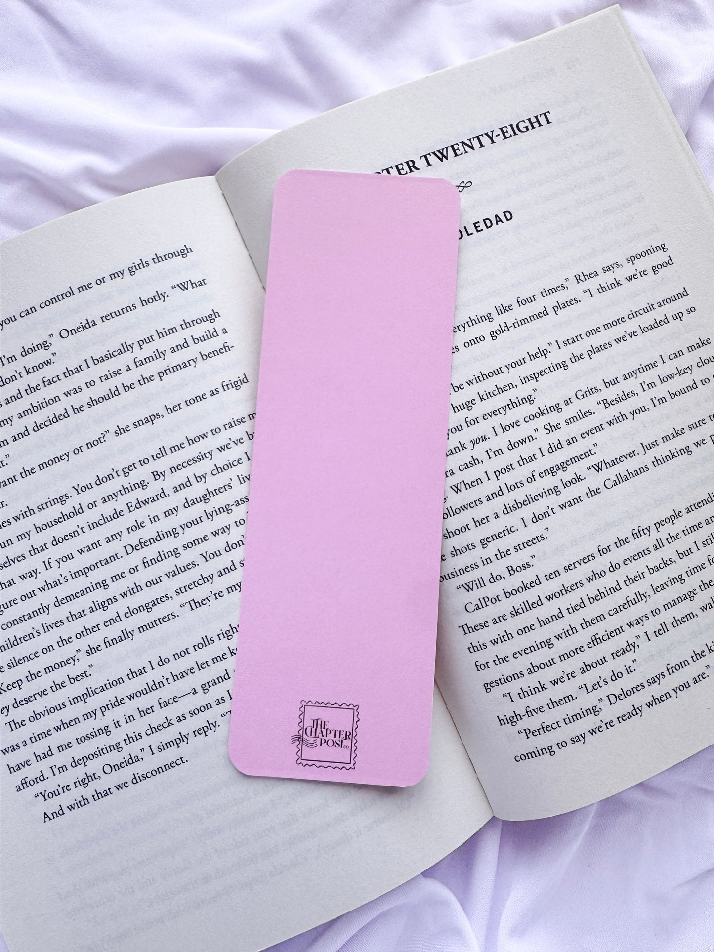 Blushing Floral Bookmark