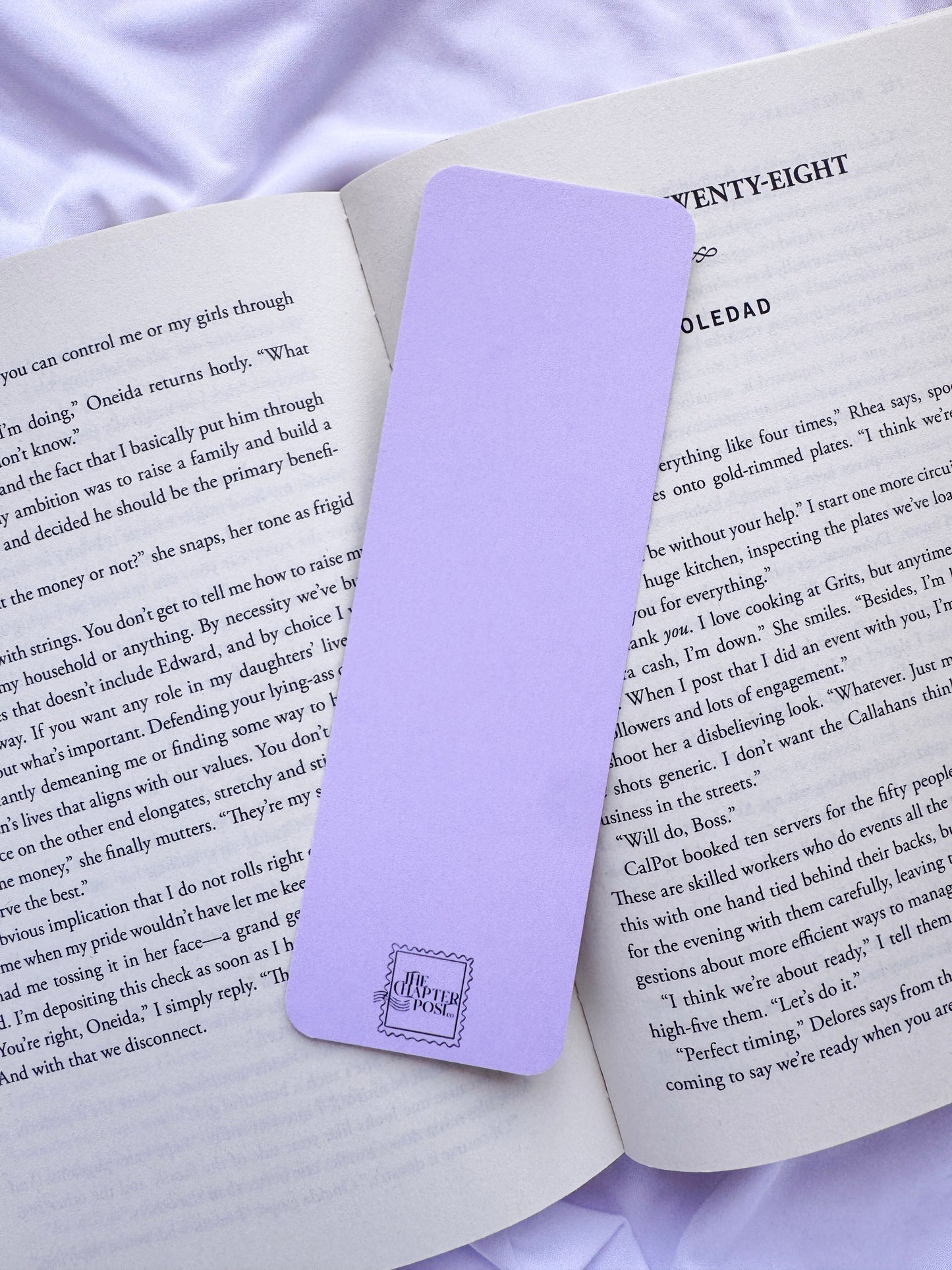 Yellow Lavender Floral Bookmark