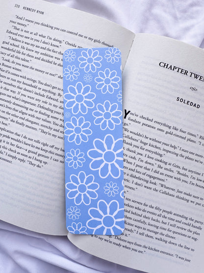 Floral Daisy Bookmark Set | Colorful Spring Flower Stationery (2.25" x 7")
