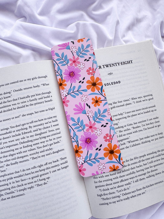 Flower Fields Bookmark