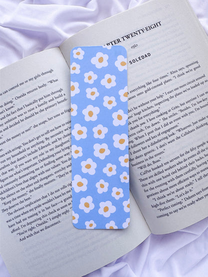Floral Daisy Bookmark Set | Spring Flower Cardstock Reader Accessory