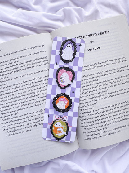 Checker Ghosty Reads Bookmark