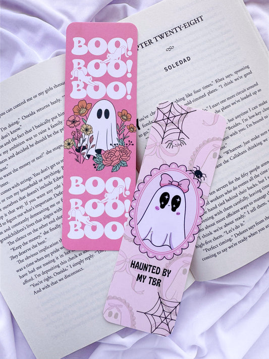 Pretty Ghosty Bookmarks