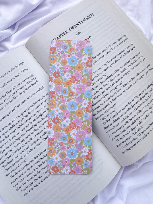 Retro Wildflower Bookmark