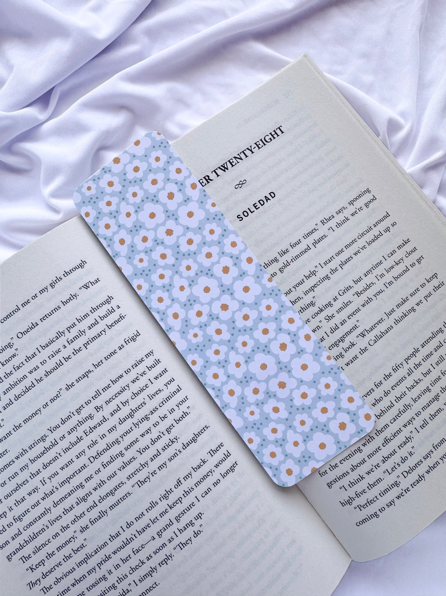 Spotted Daisy Bookmark