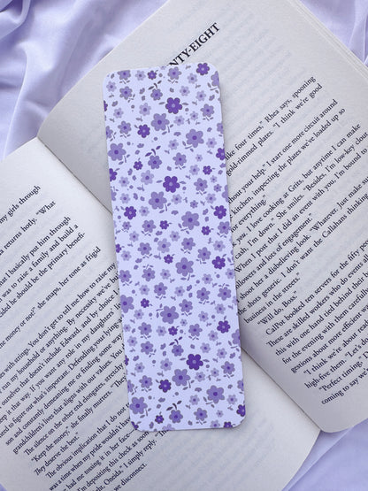 Lavender Floral Bookmark