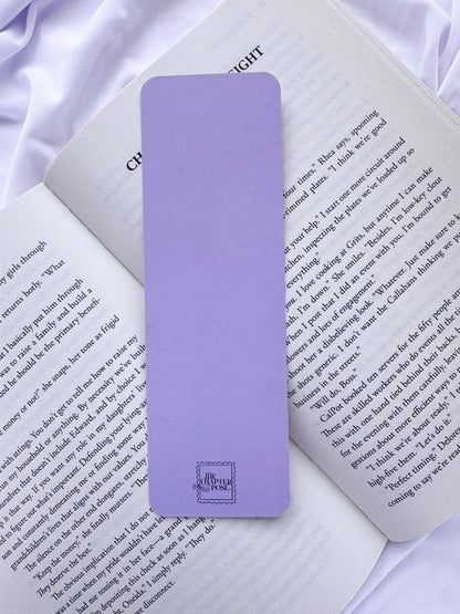 Lavender Floral Bookmark