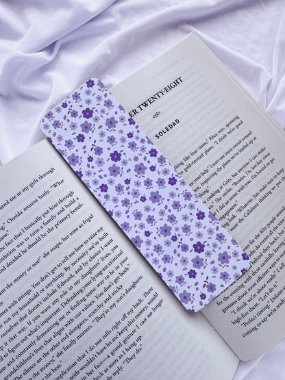 Lavender Floral Bookmark