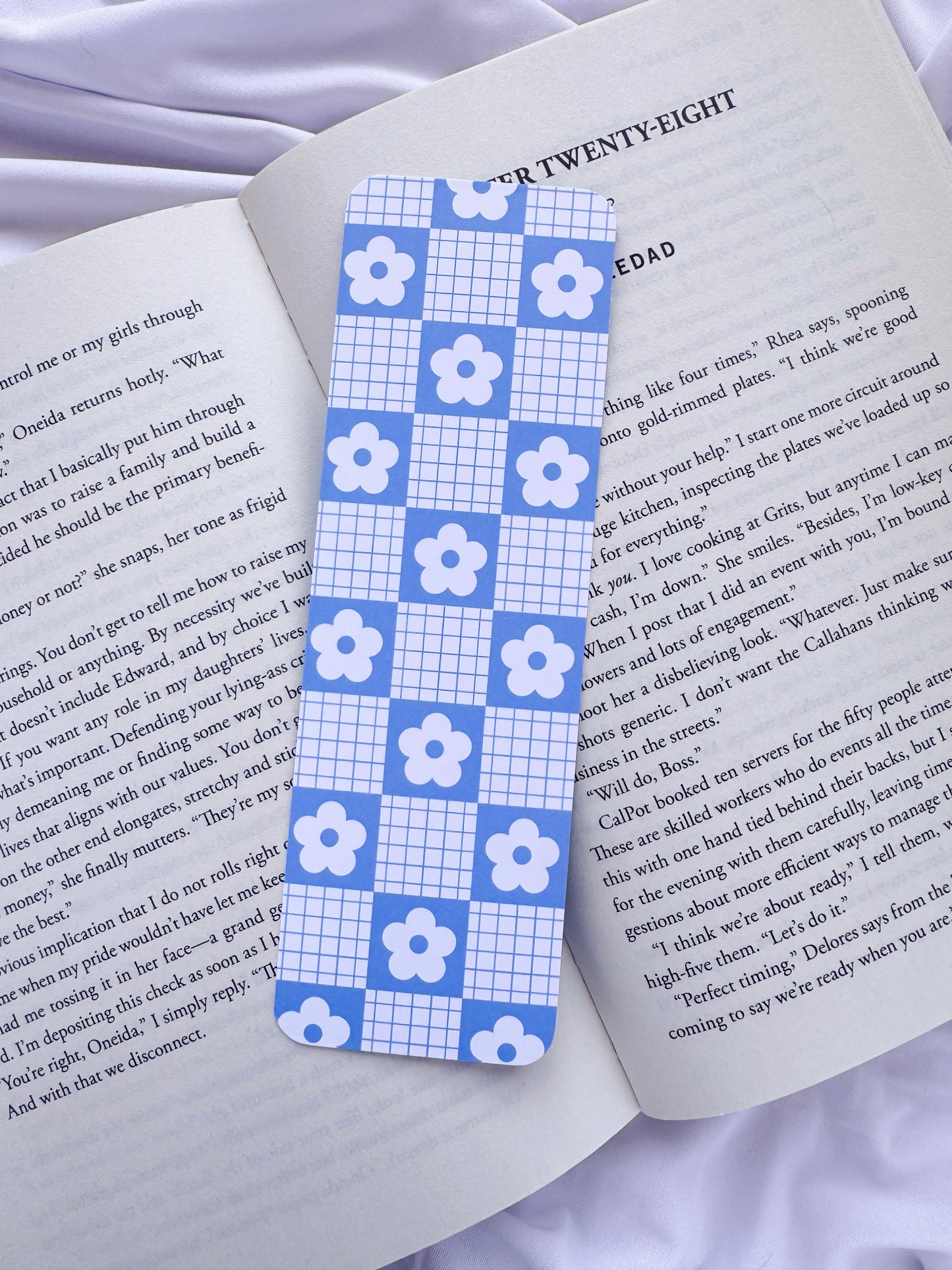 Plaid Daisy Bookmarks