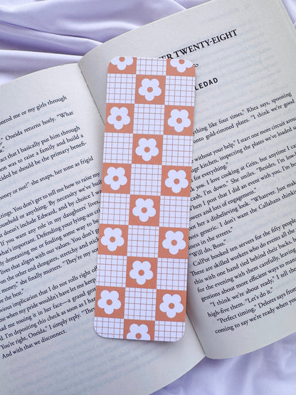 Plaid Daisy Bookmarks