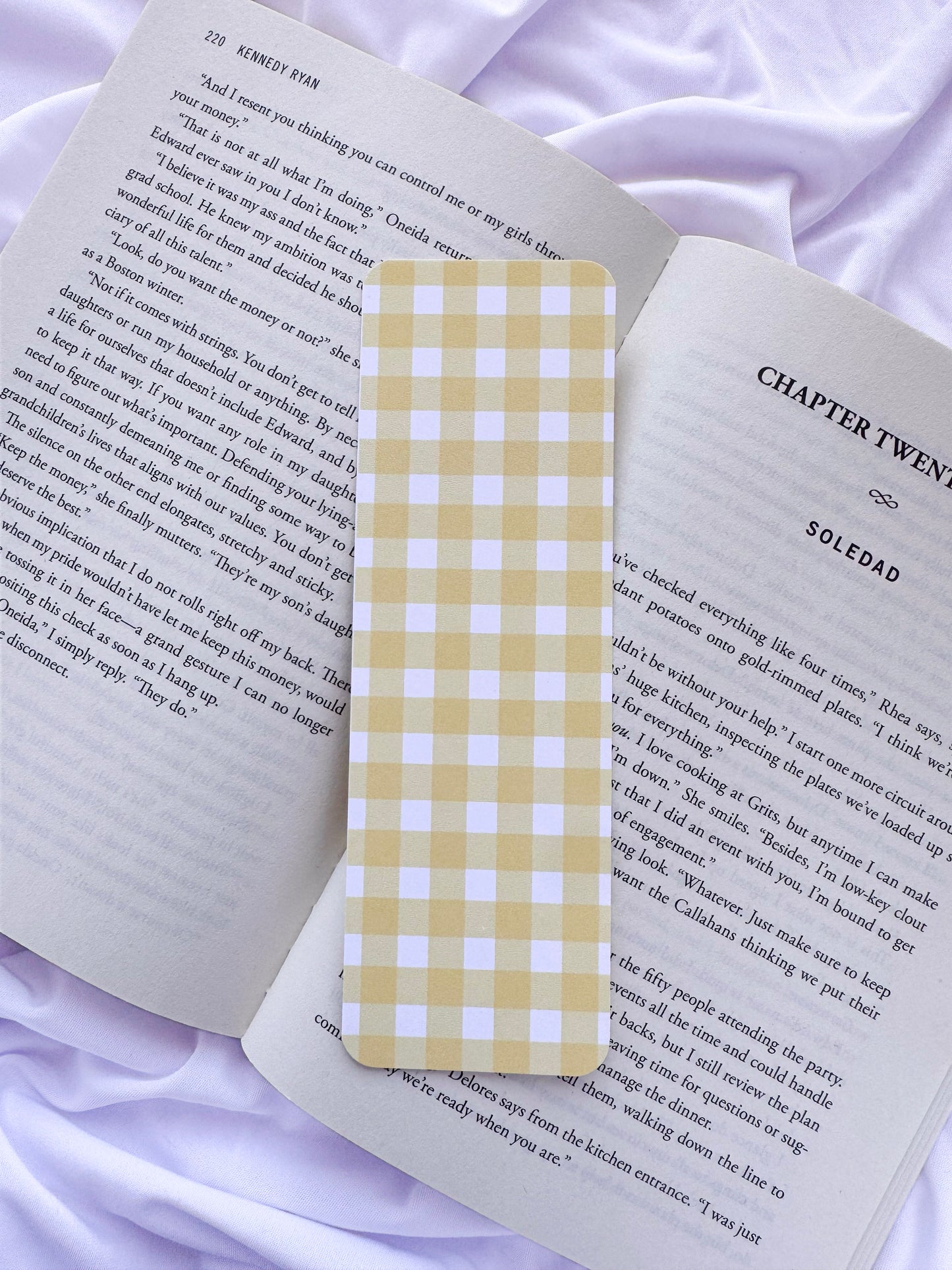 Gingham Bookmarks