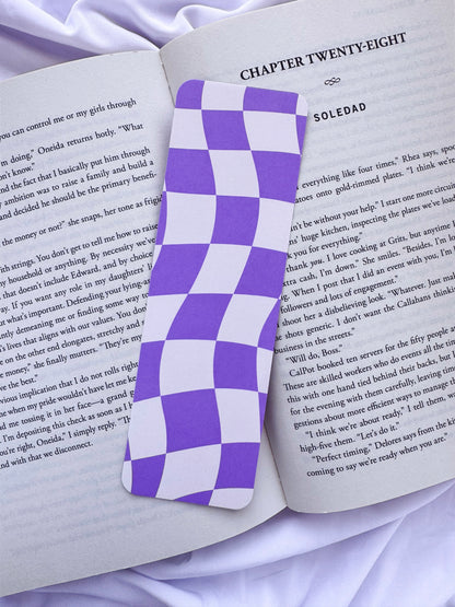 Wavy Checkered Bookmarks