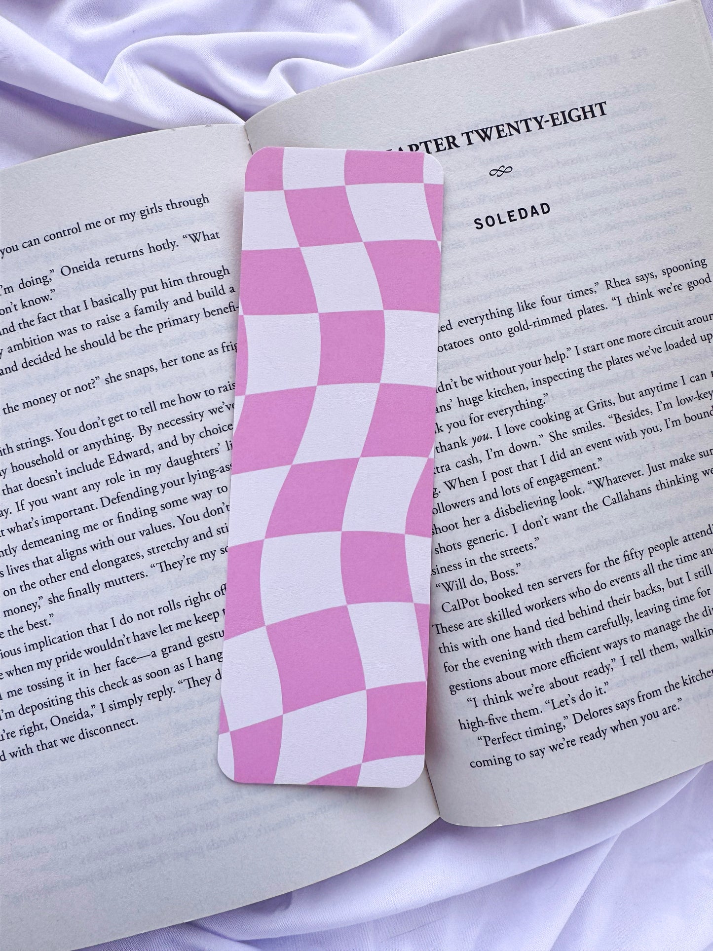Wavy Checkered Bookmarks
