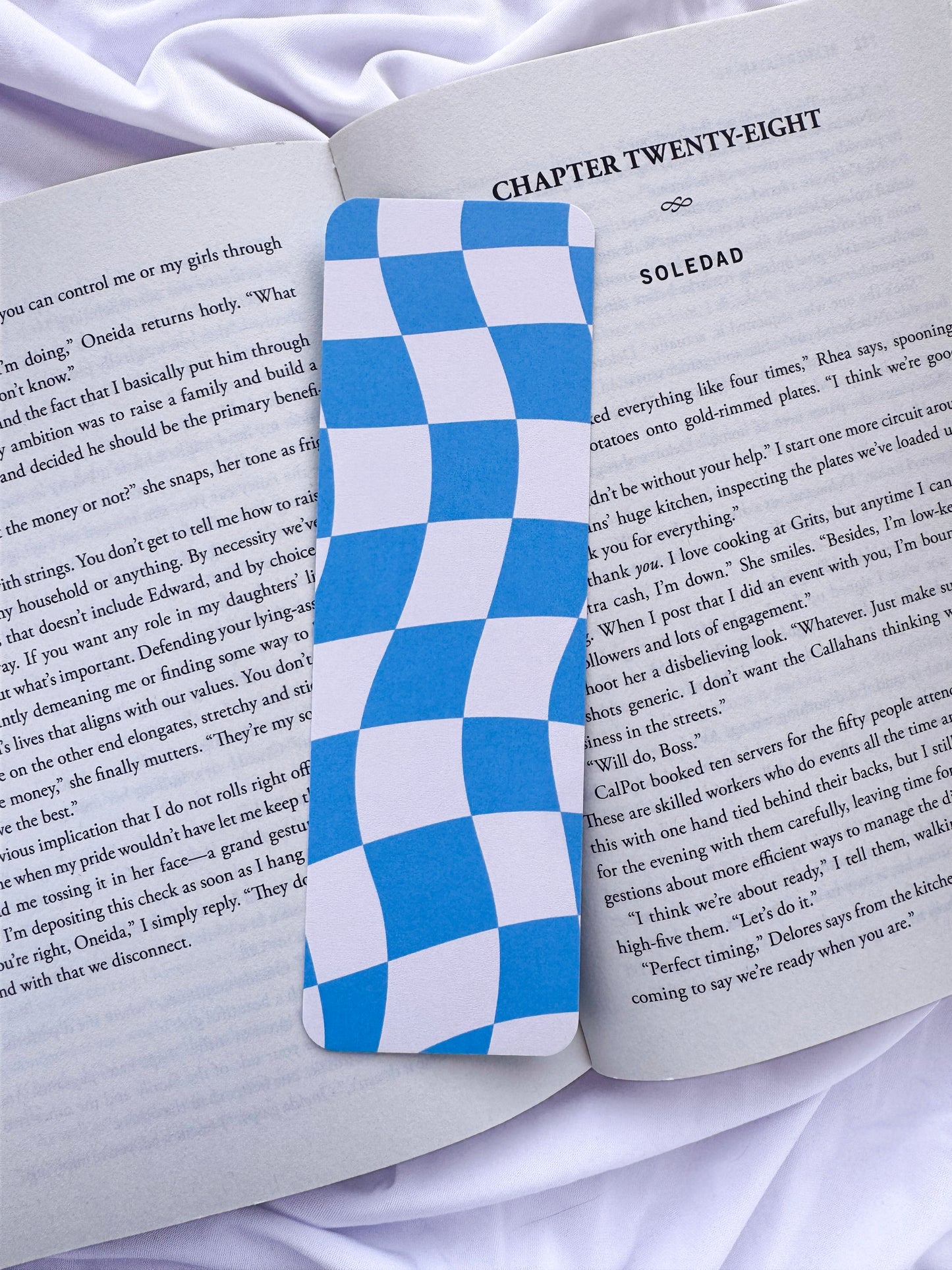 Wavy Checkered Bookmarks