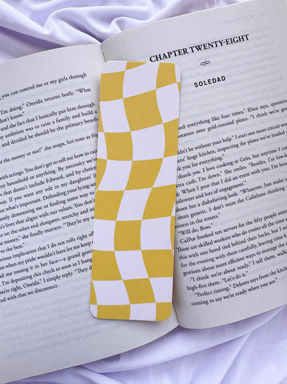 Wavy Checkered Bookmarks