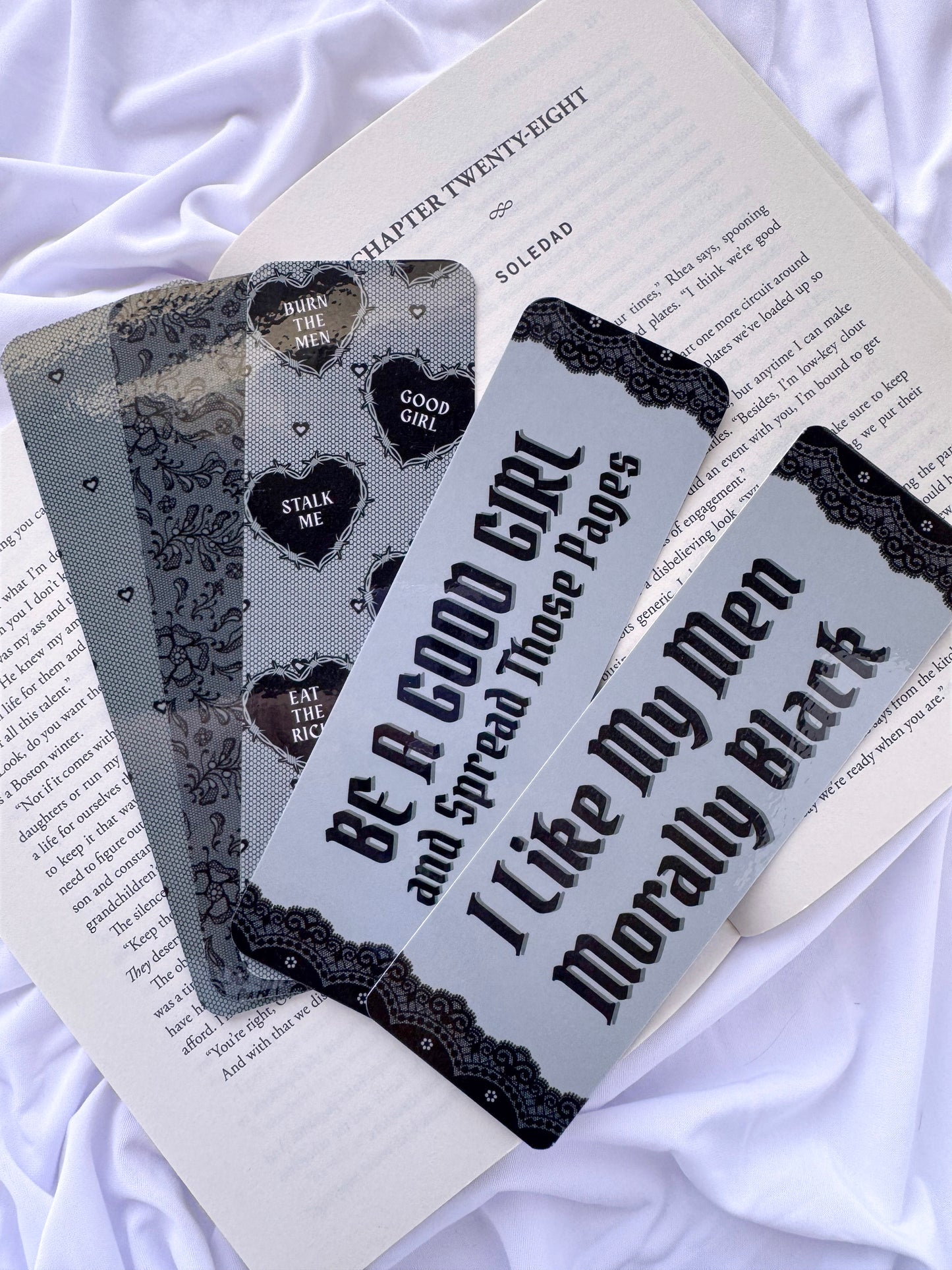 Goth Dark Romance Bookmarks