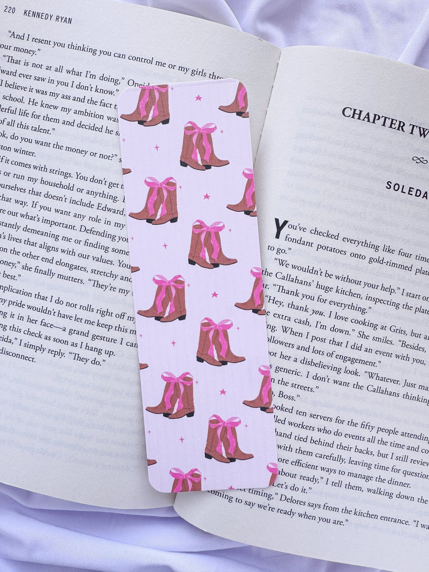 Pink Cowboy Romance Bookmarks