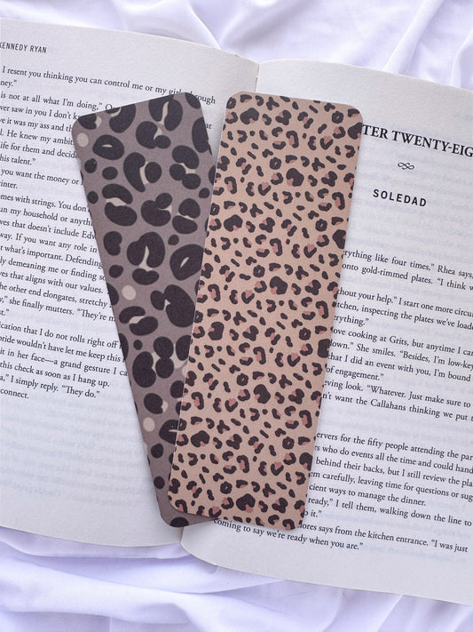 Leopard Print Bookmarks