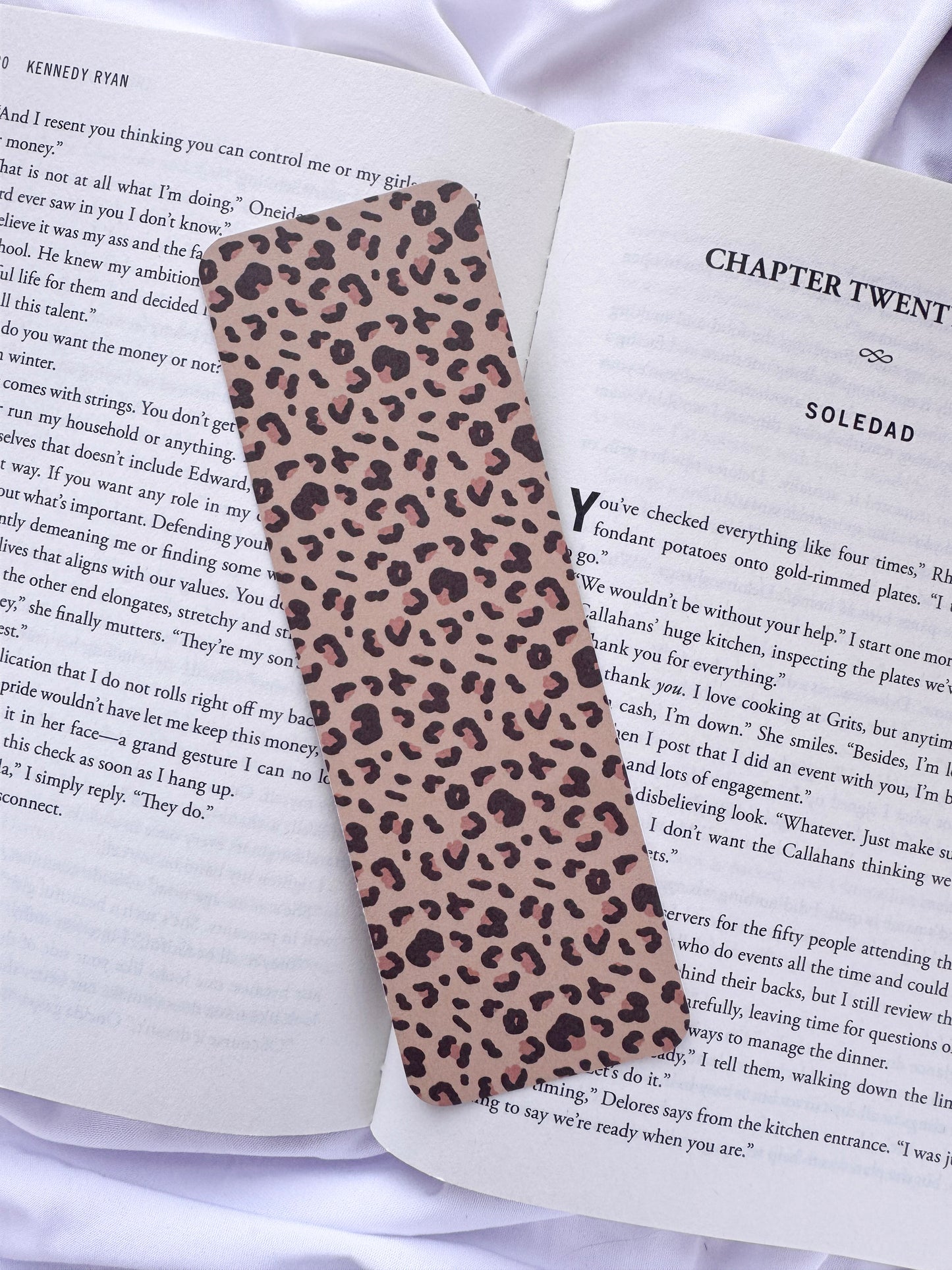 Leopard Print Bookmarks