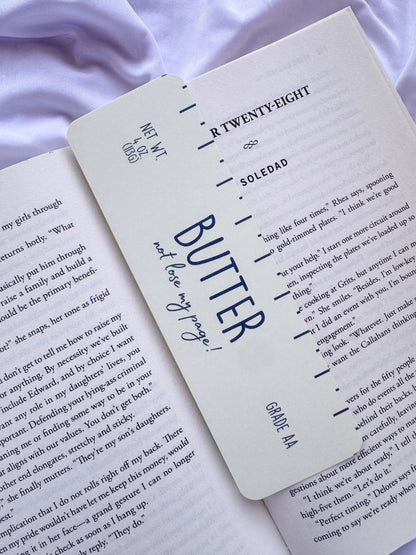 Butter not lose my page Bookmark