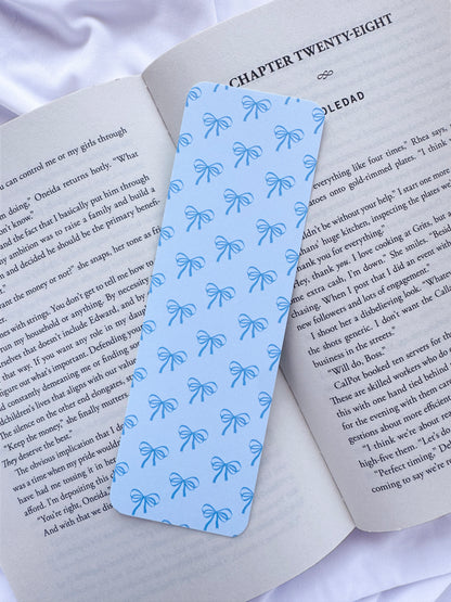 Blue Bows Bookmark