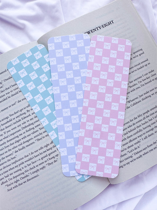 Pastel Checker Bows