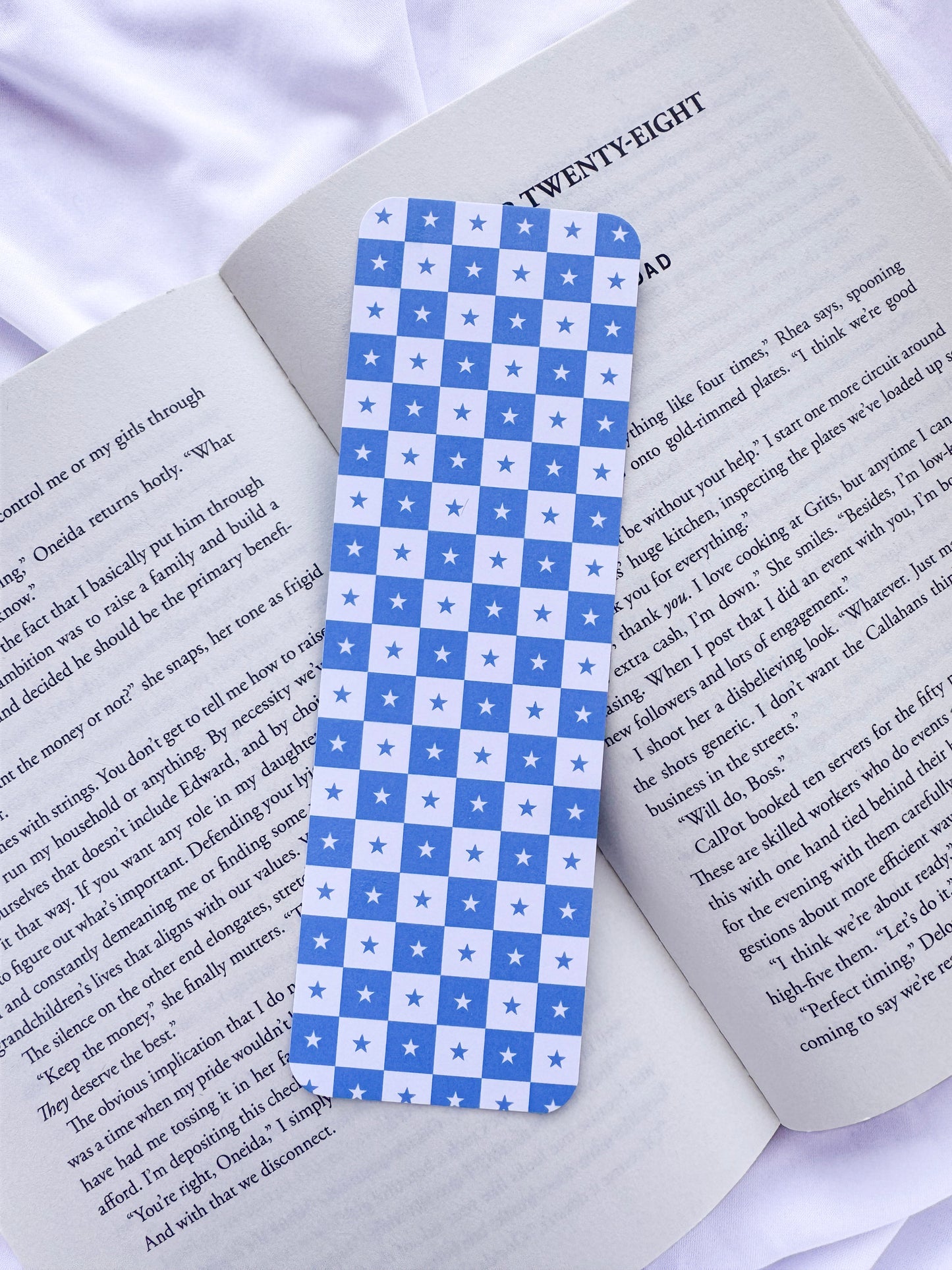 Checkered Star Bookmarks
