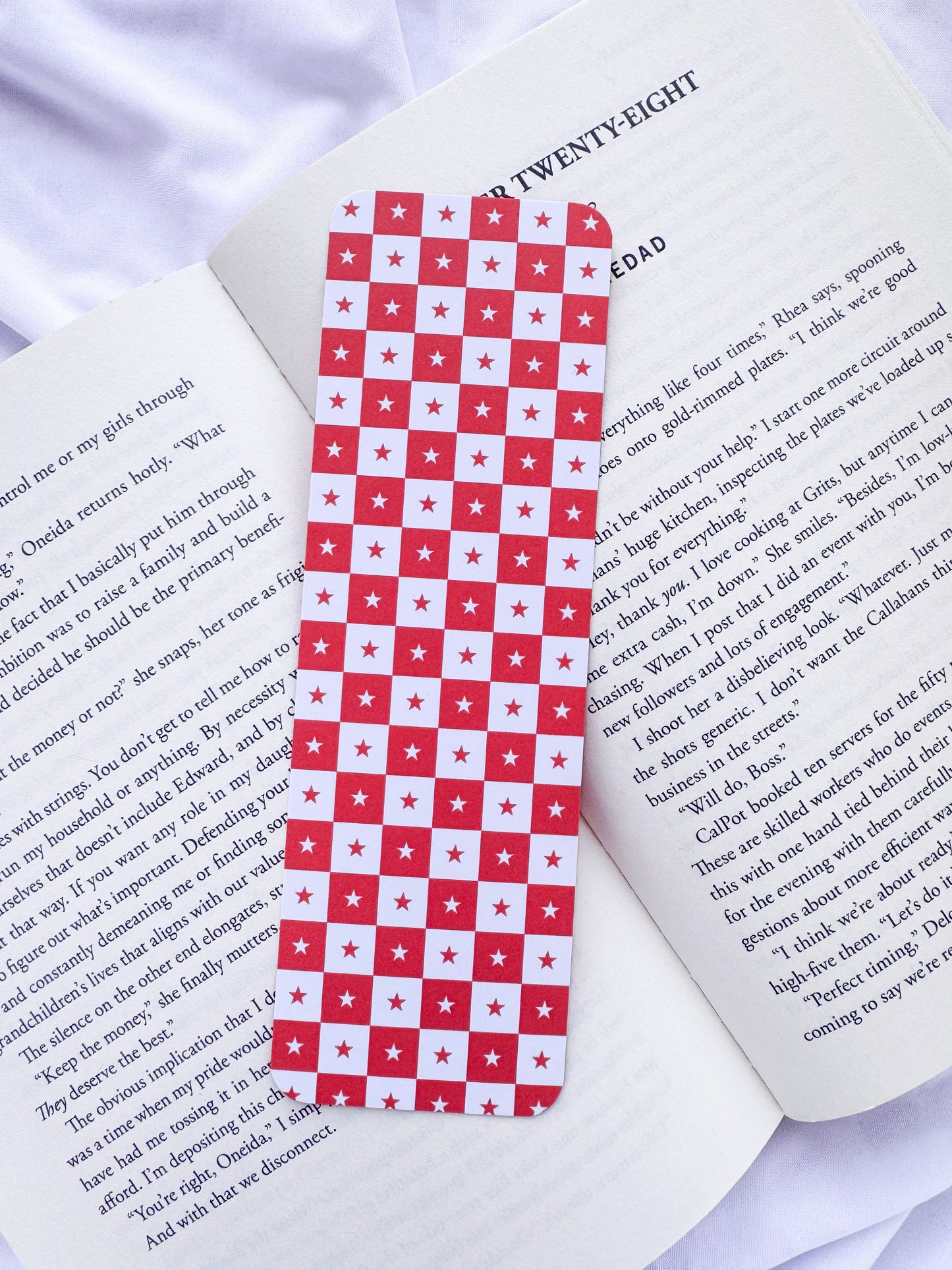 Checkered Star Bookmarks