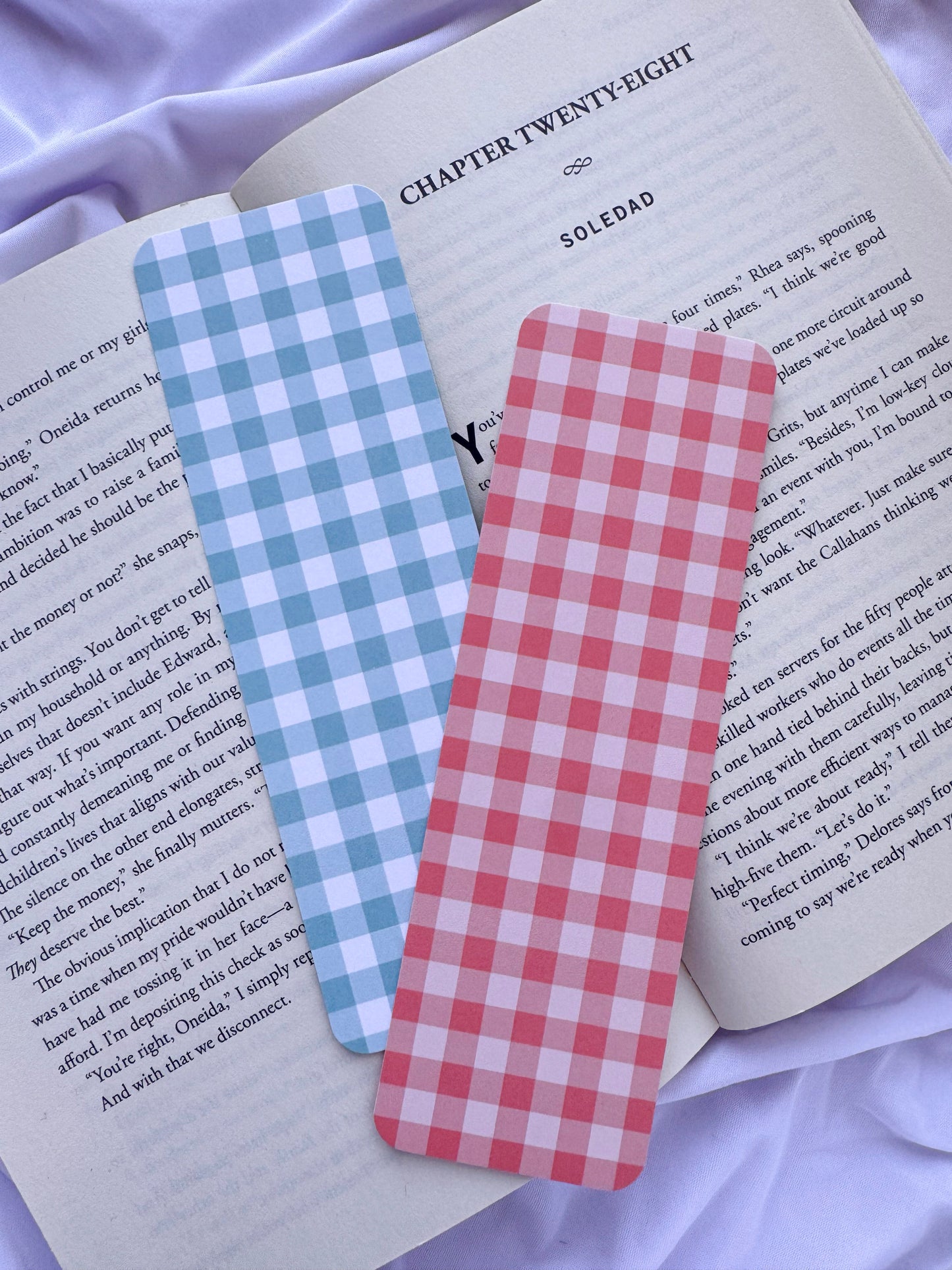 Strawberry Floral Bookmarks