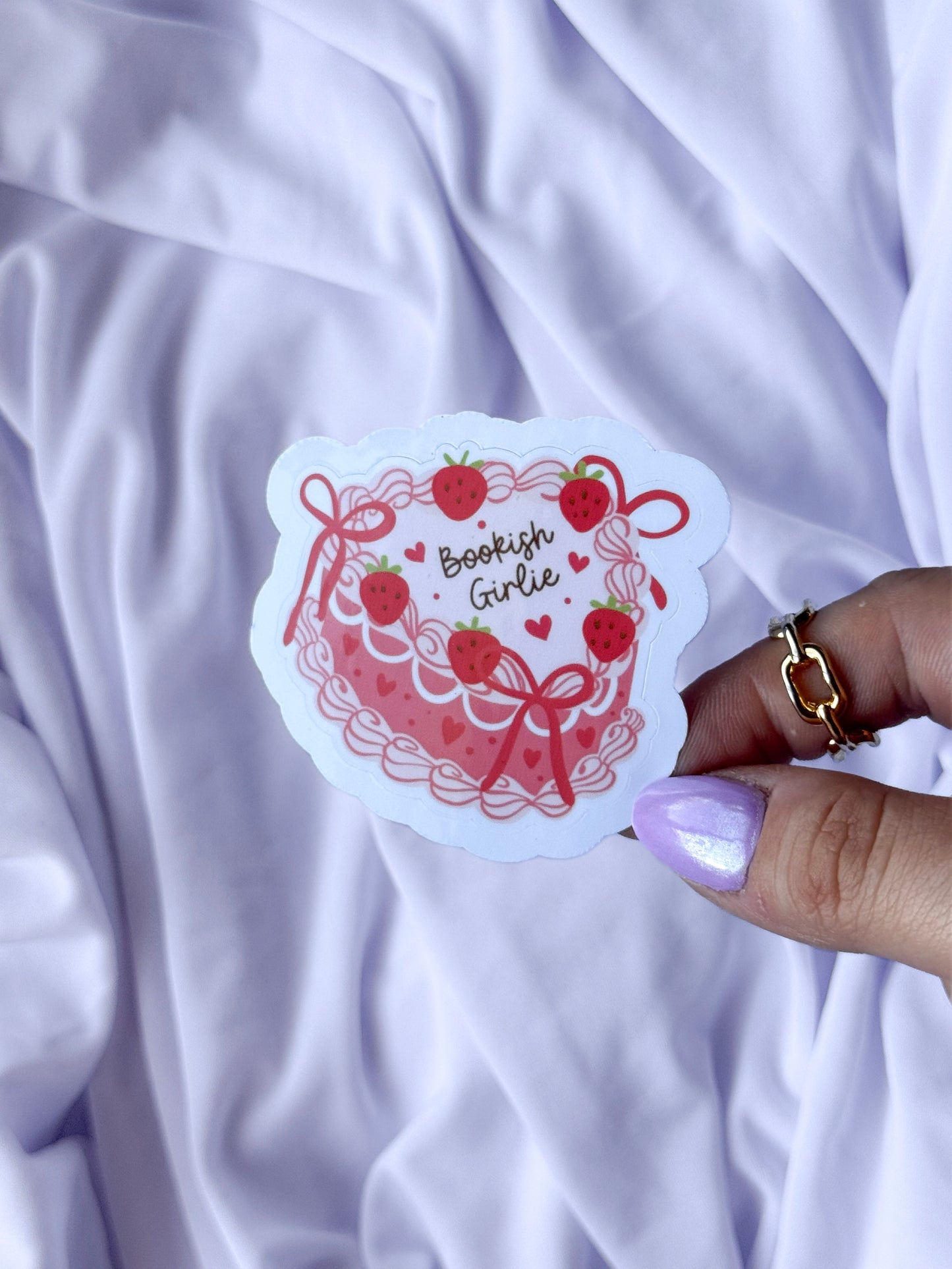 Bookish Girlie Sticker
