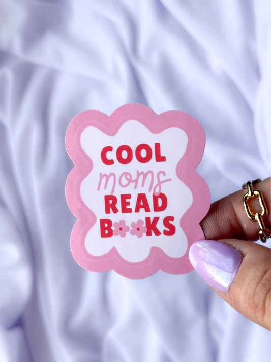 Cool Moms Read Books Sticker
