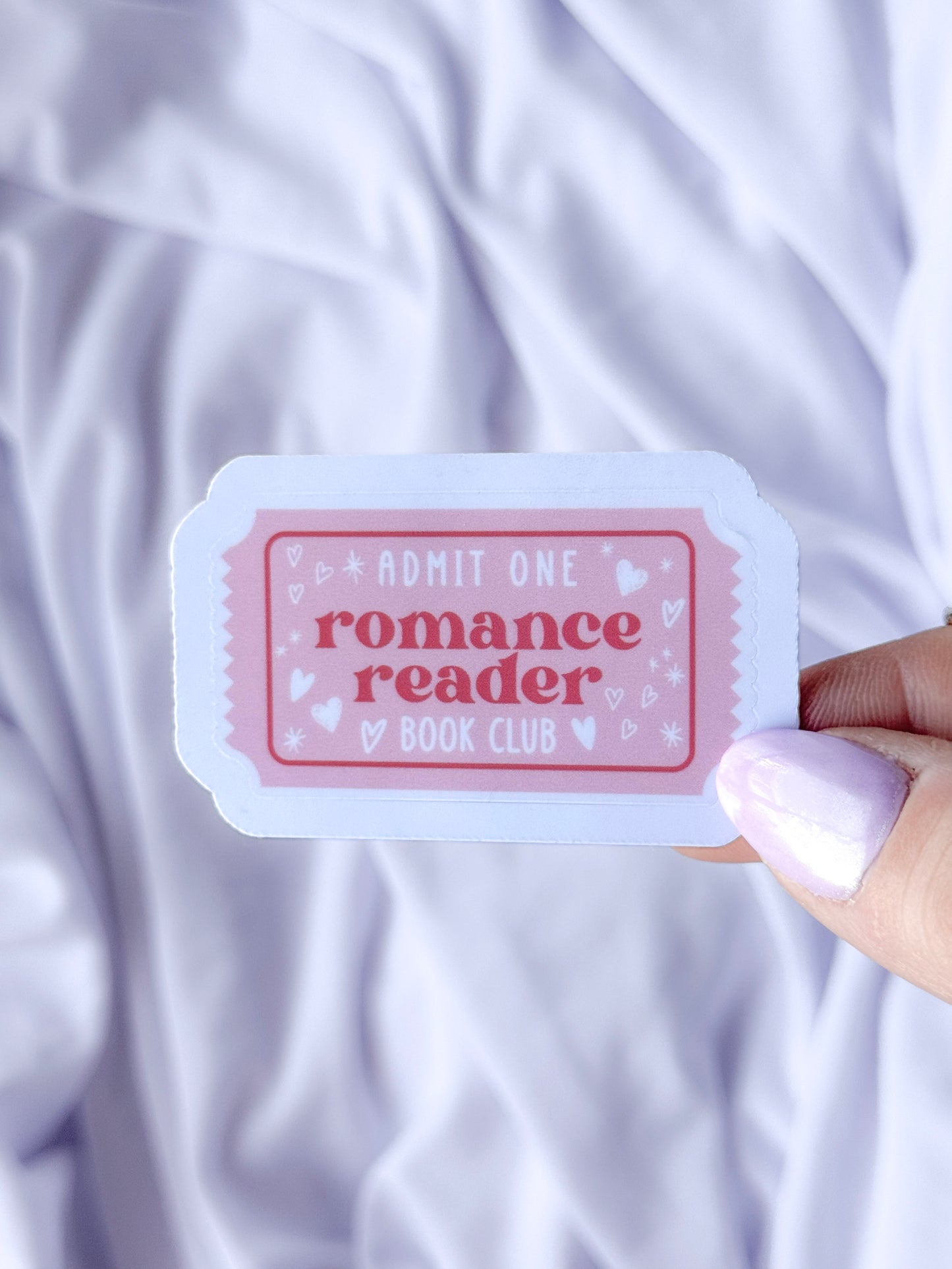 Romance Reader Book Club Sticker