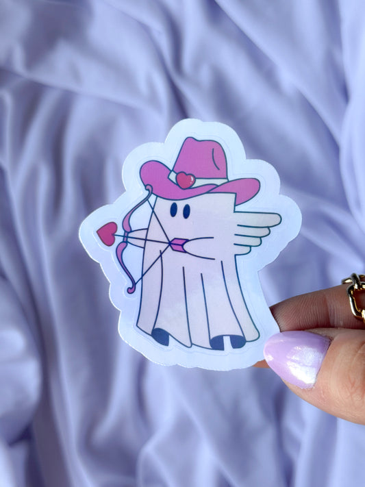 Cupid Ghost Sticker