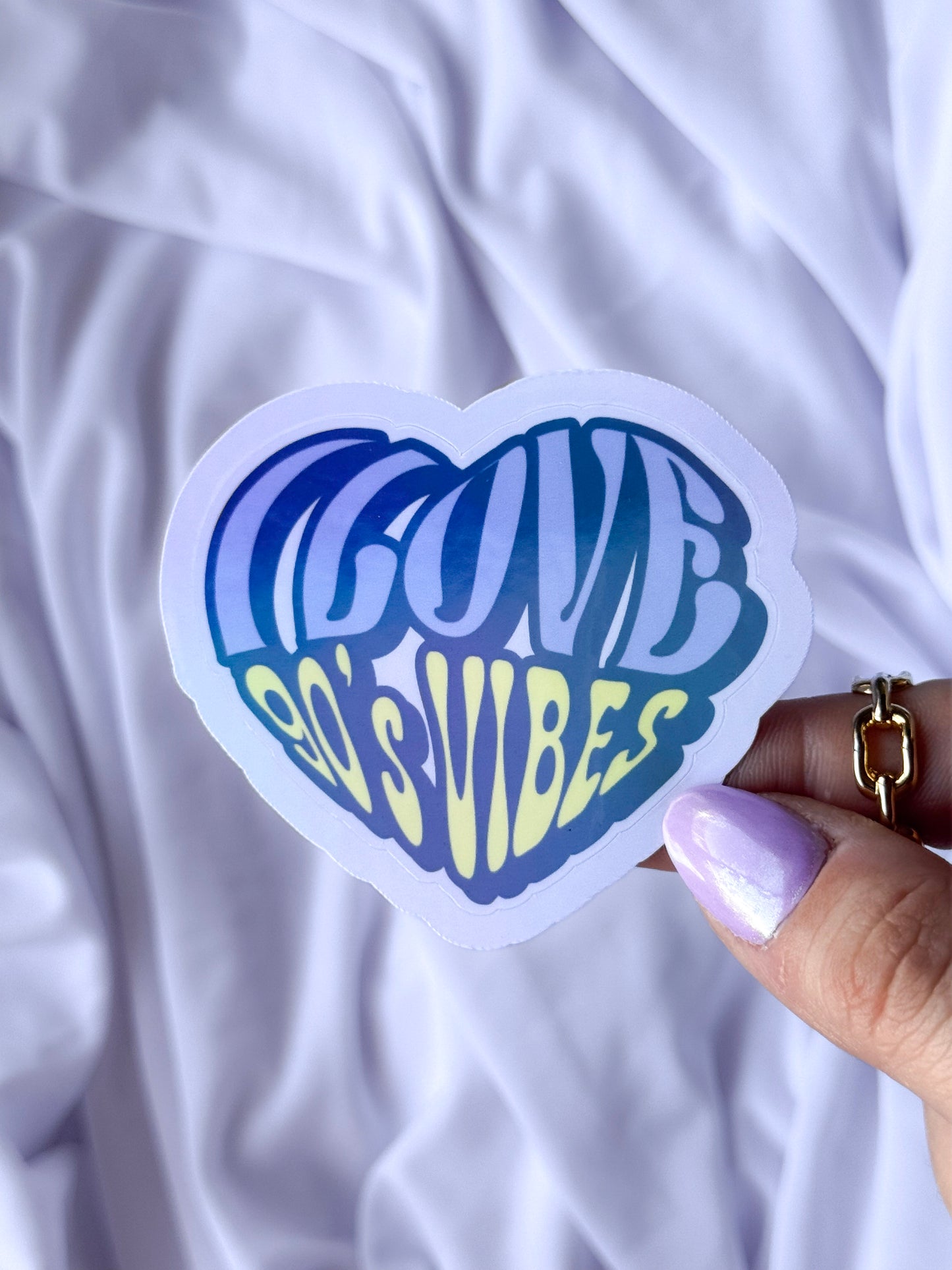 I Love 90's Vibes Sticker