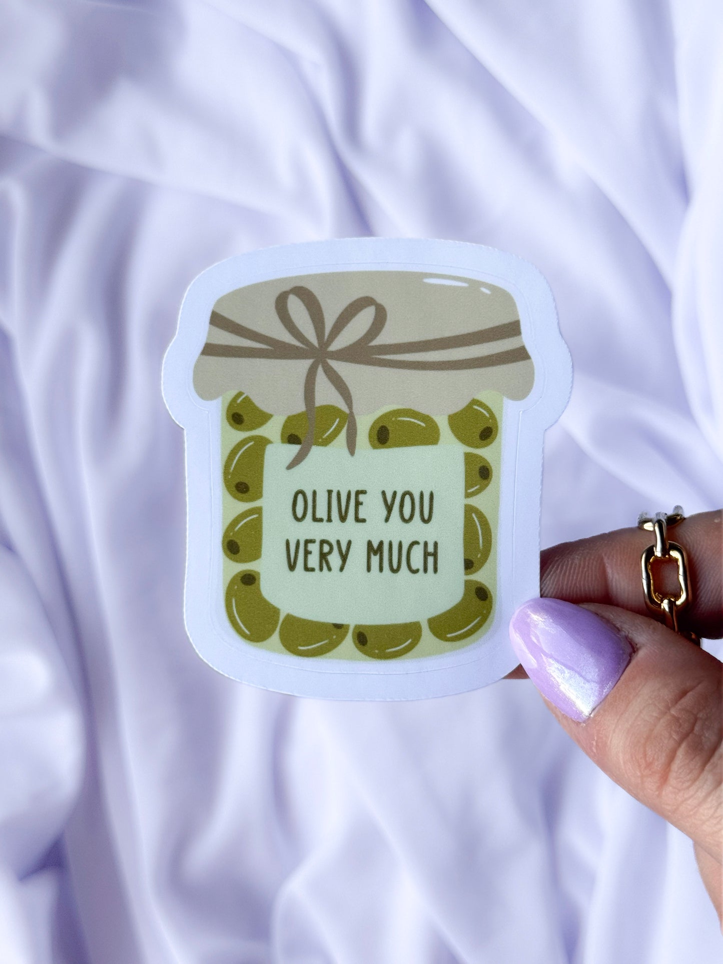 Olive You Very Much Sticker
