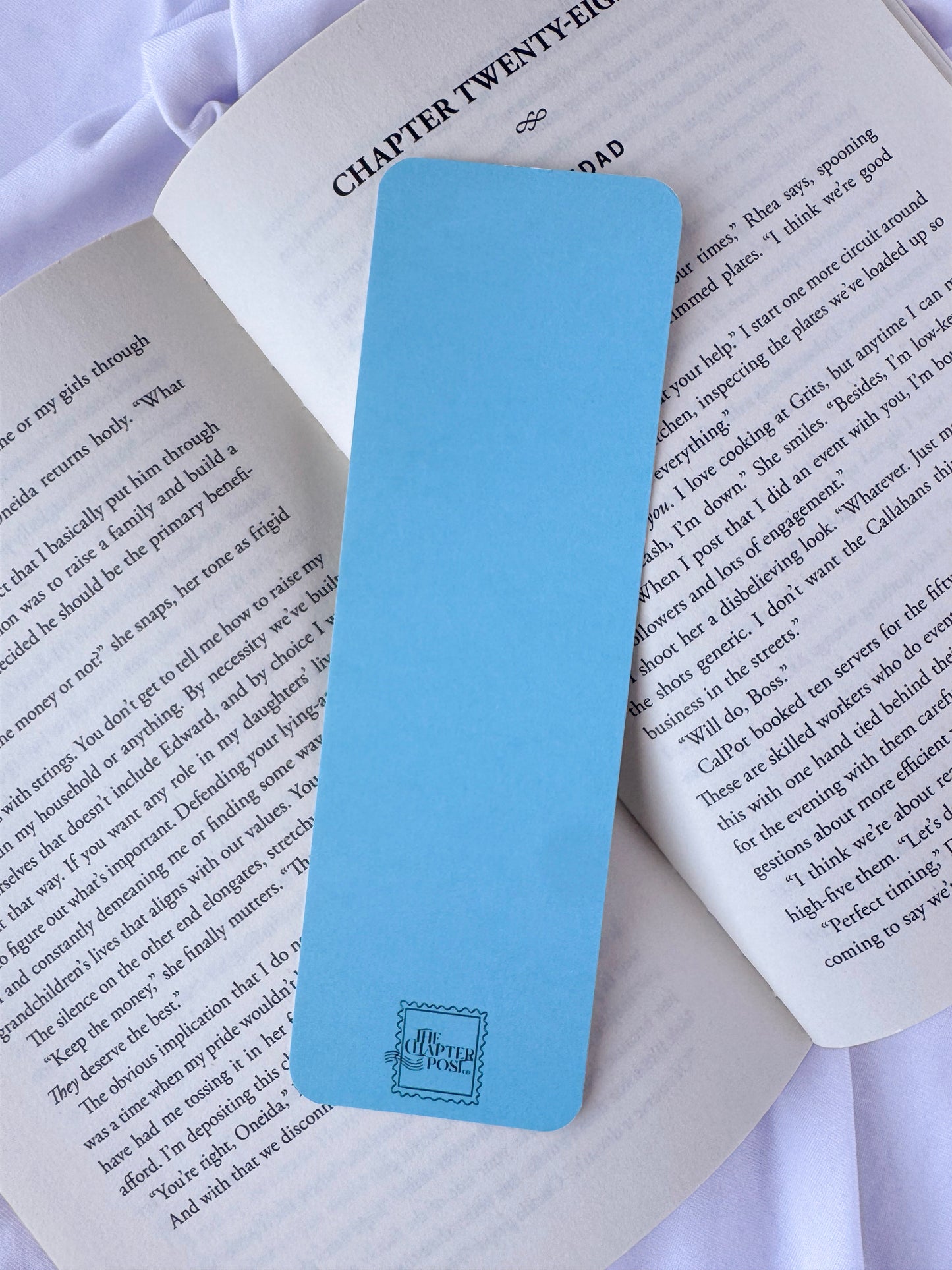 Blue Patchwork Bookmark