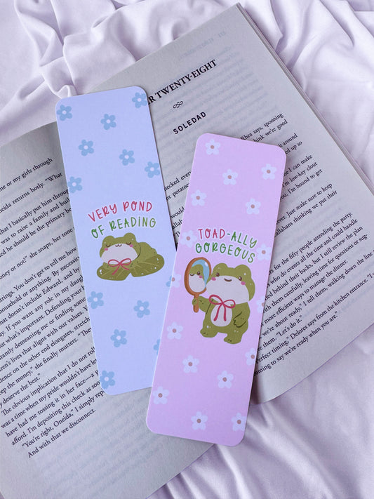 Pretty Frogs Bookmarks