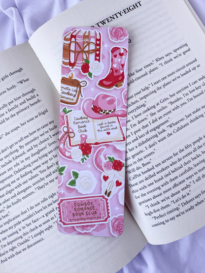 Cowboy Romance Trope Bookmark