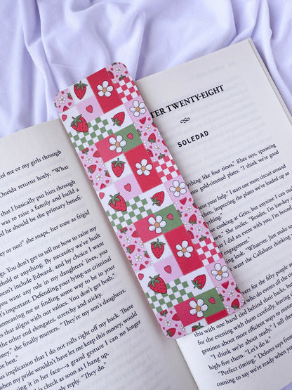 Strawberry Patches Bookmark