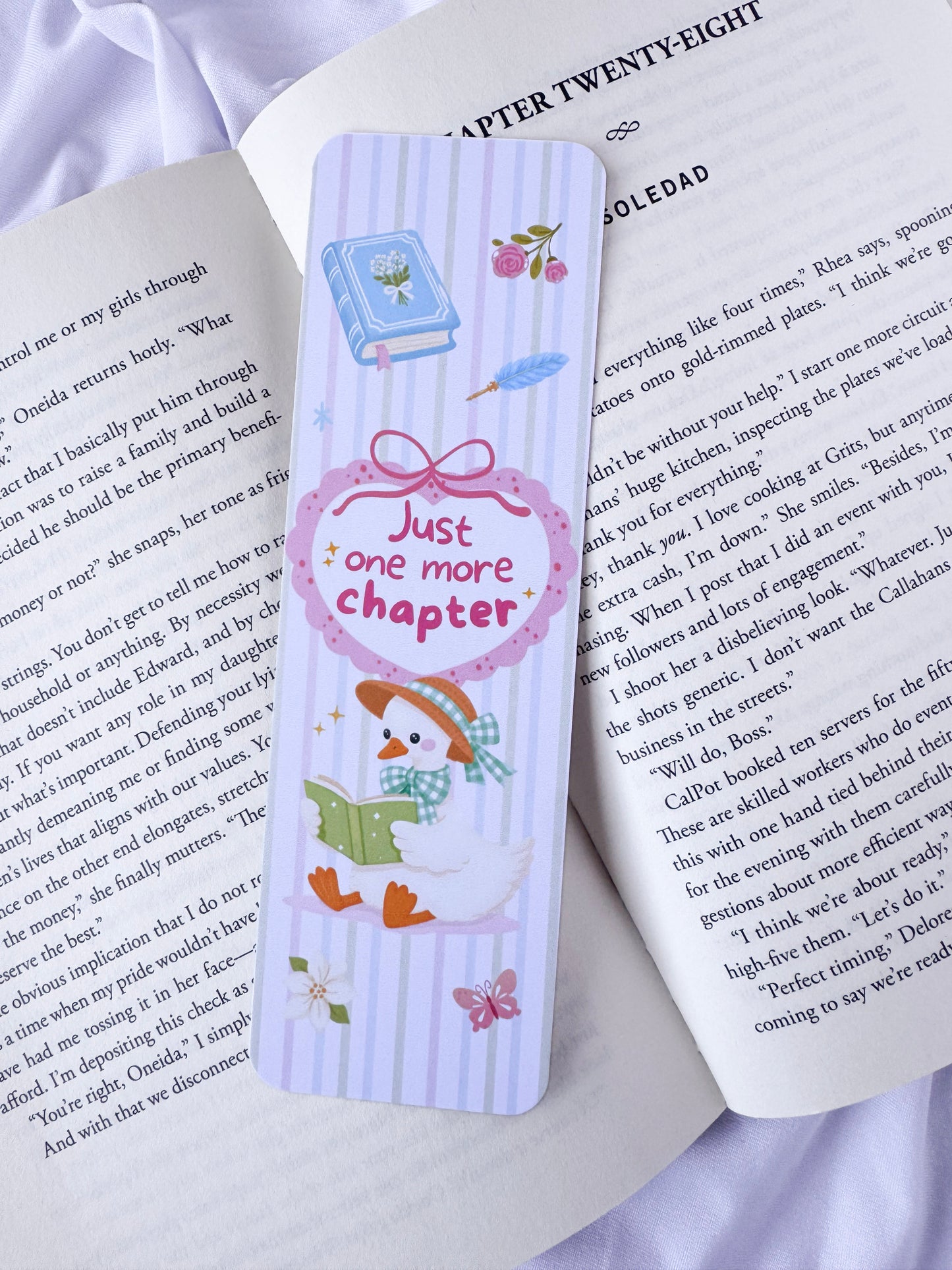 One More Chapter Goose Bookmark