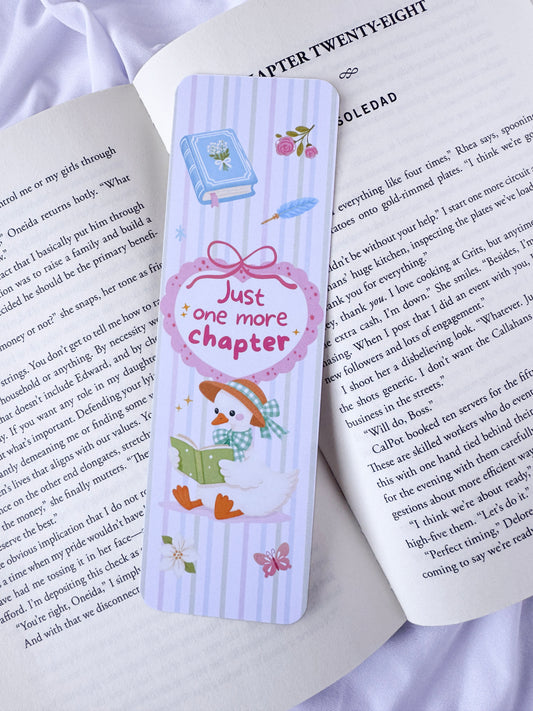 One More Chapter Goose Bookmark