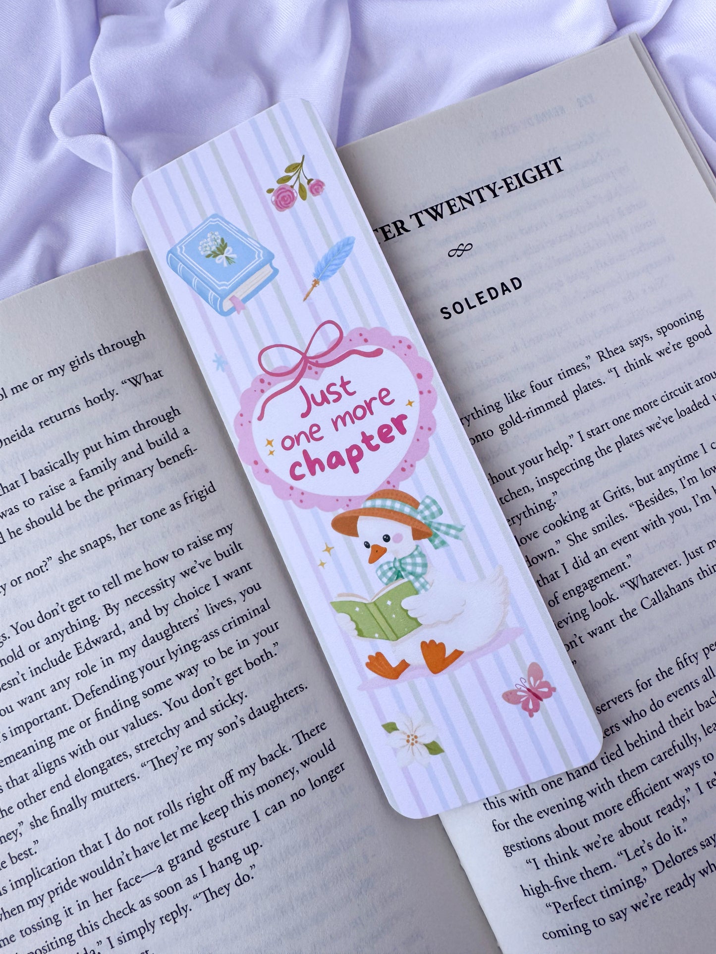 One More Chapter Goose Bookmark
