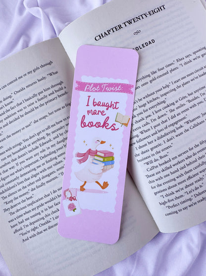 Plot Twist Goose Bookmark