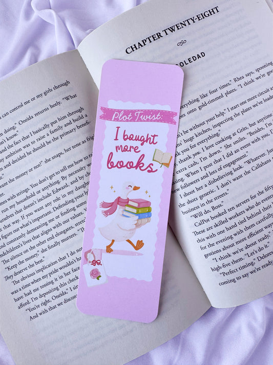 Plot Twist Goose Bookmark